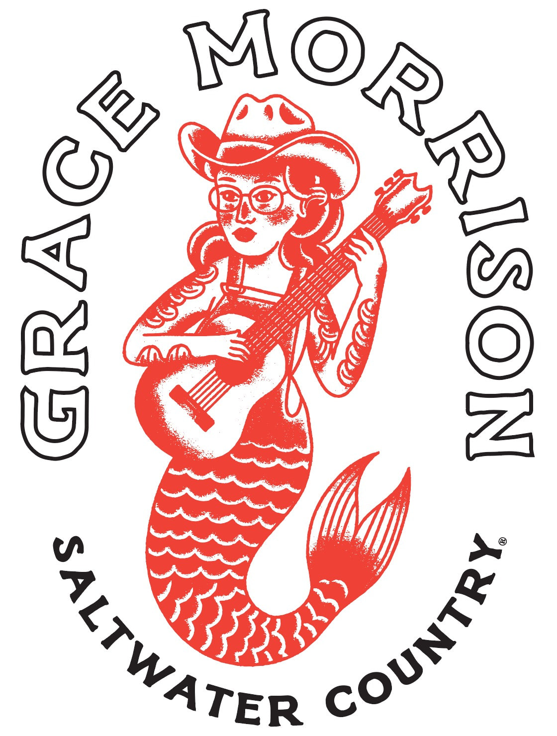 Nerdmaid Mermaid Ladies ringer tee