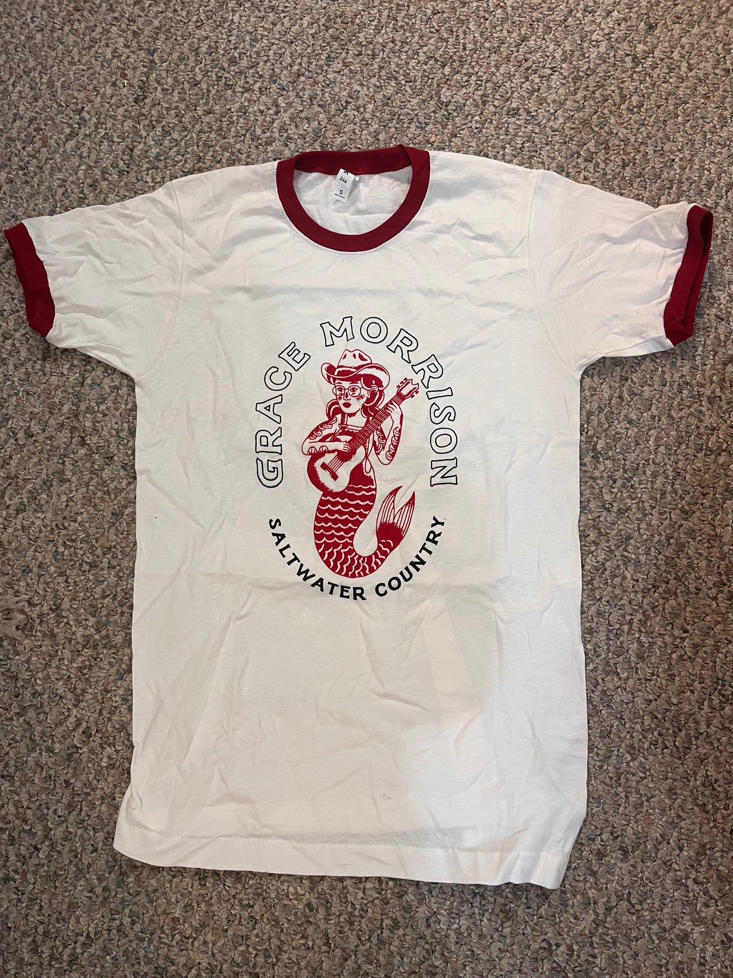 Nerdmaid Mermaid ringer tee