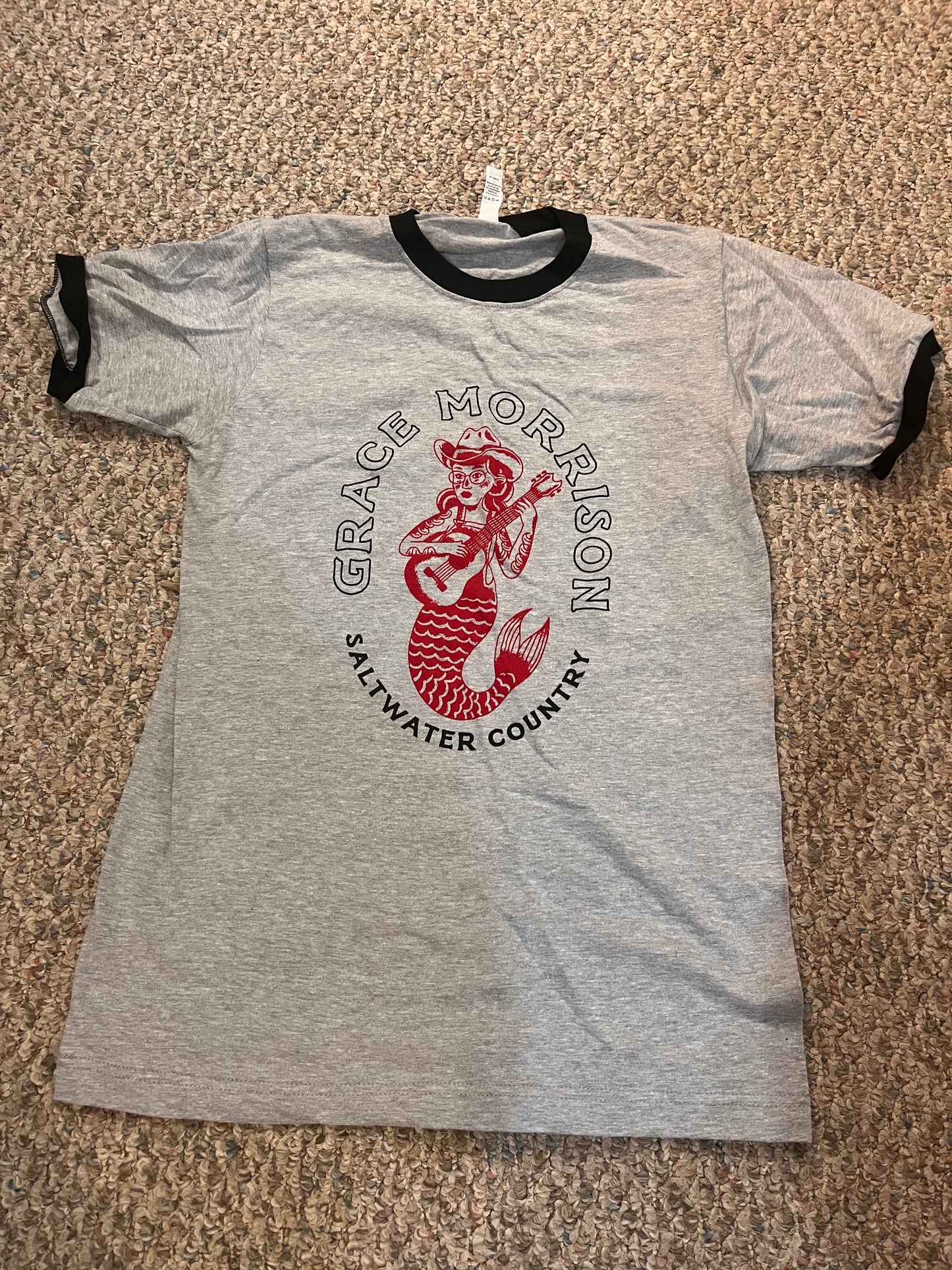 Nerdmaid Mermaid ringer tee