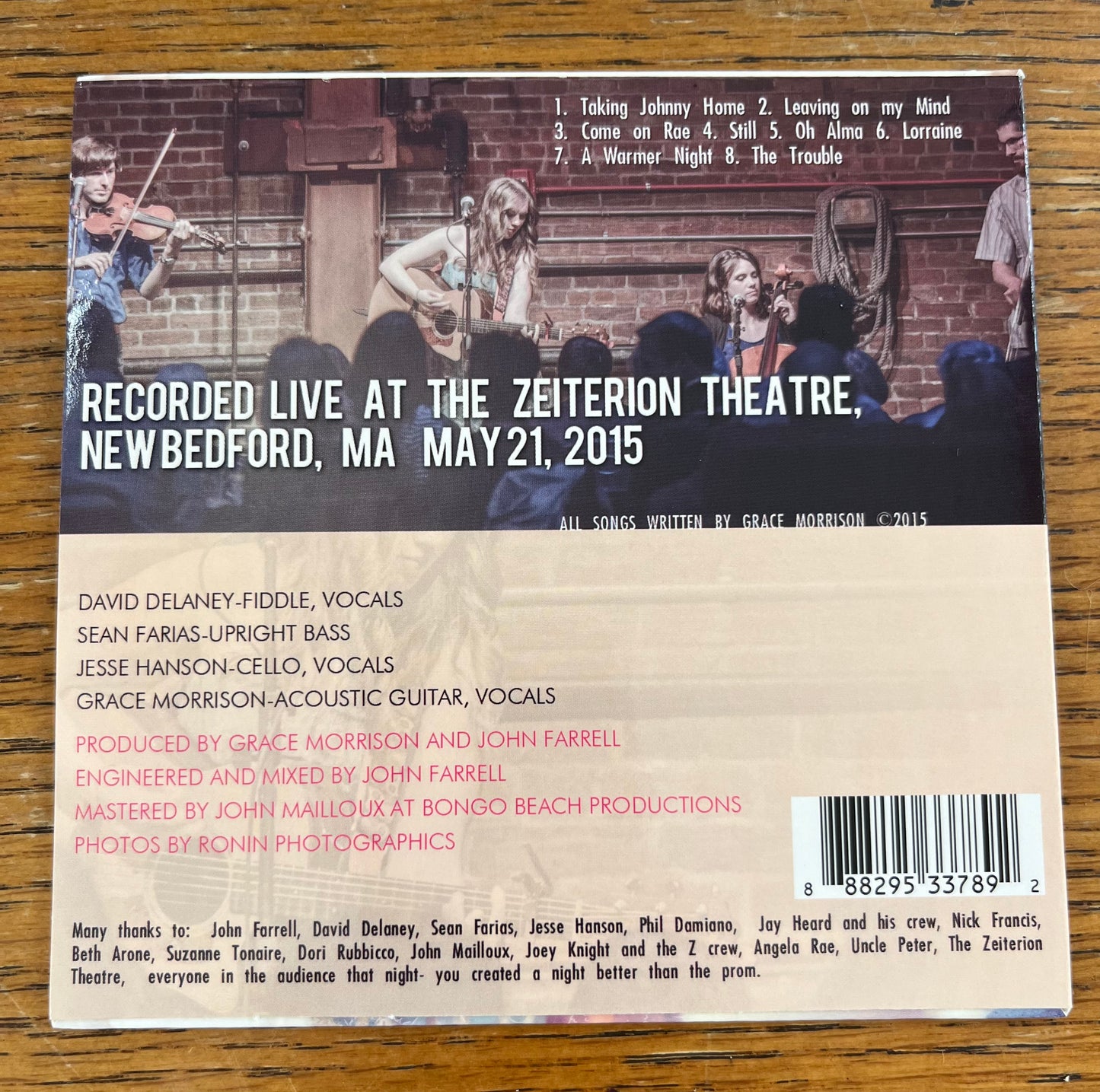 Live at the Zeiterion Theatre